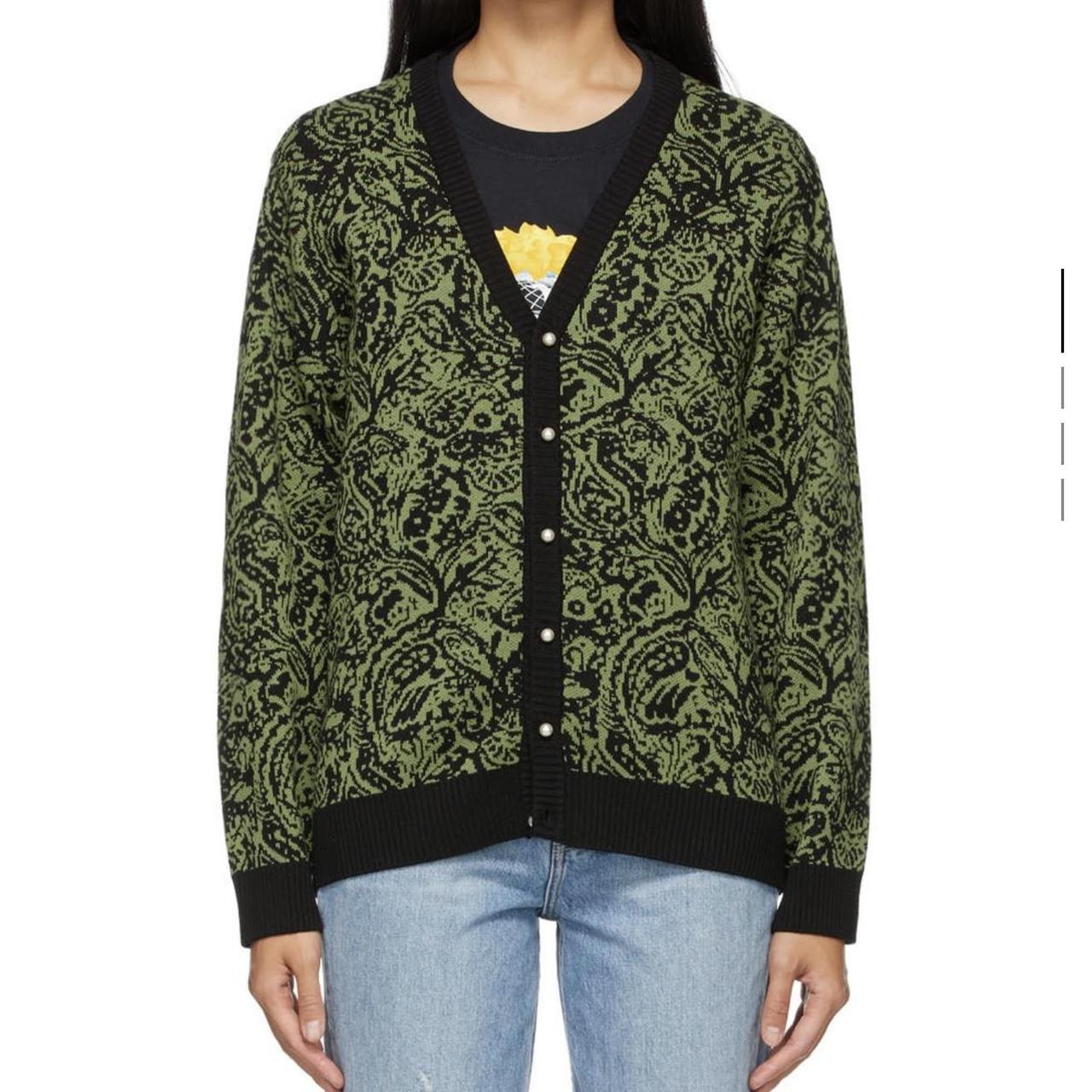 Awake NY Black Paisley Cardigan Worn twice | Depop