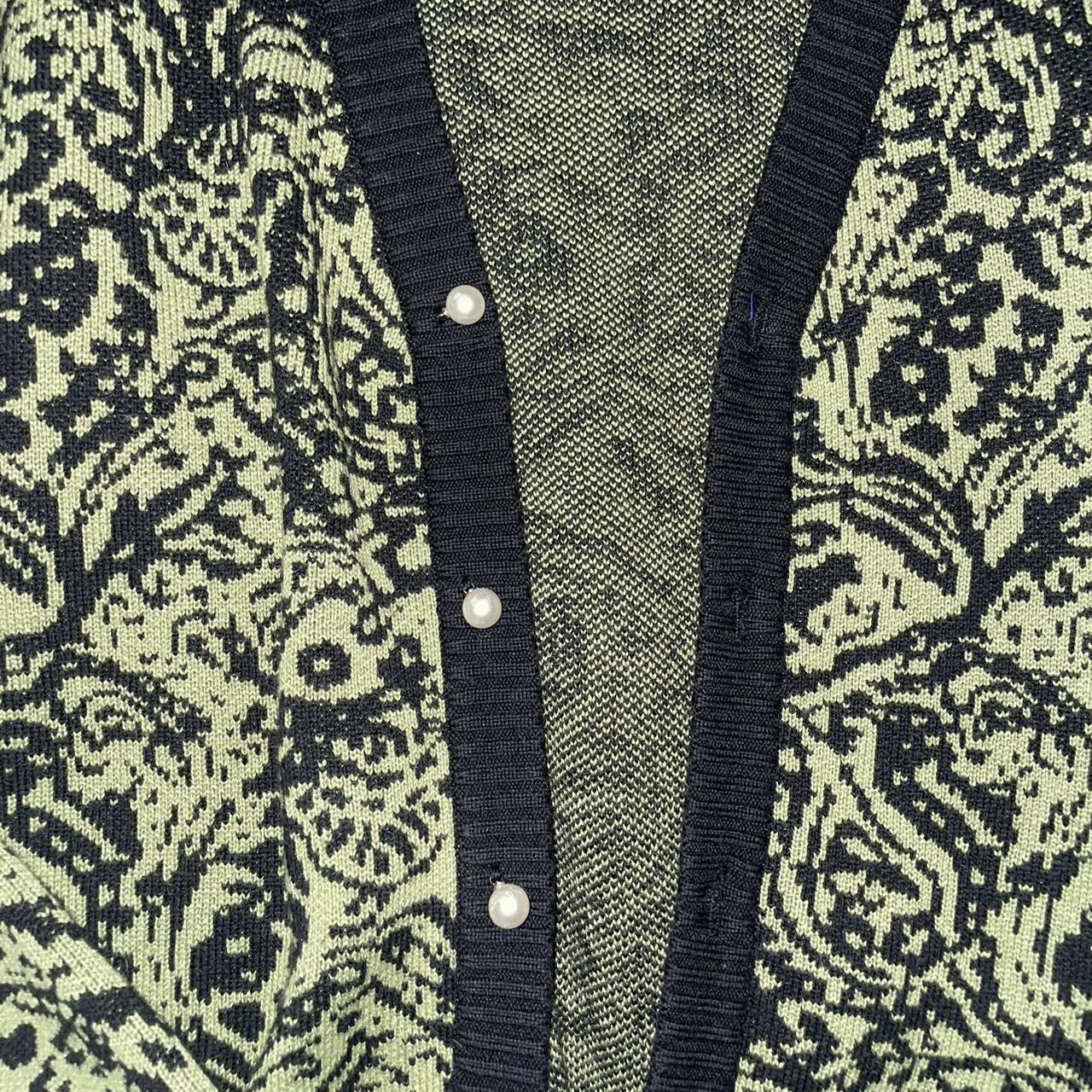 Awake NY Black Paisley Cardigan Worn twice | Depop