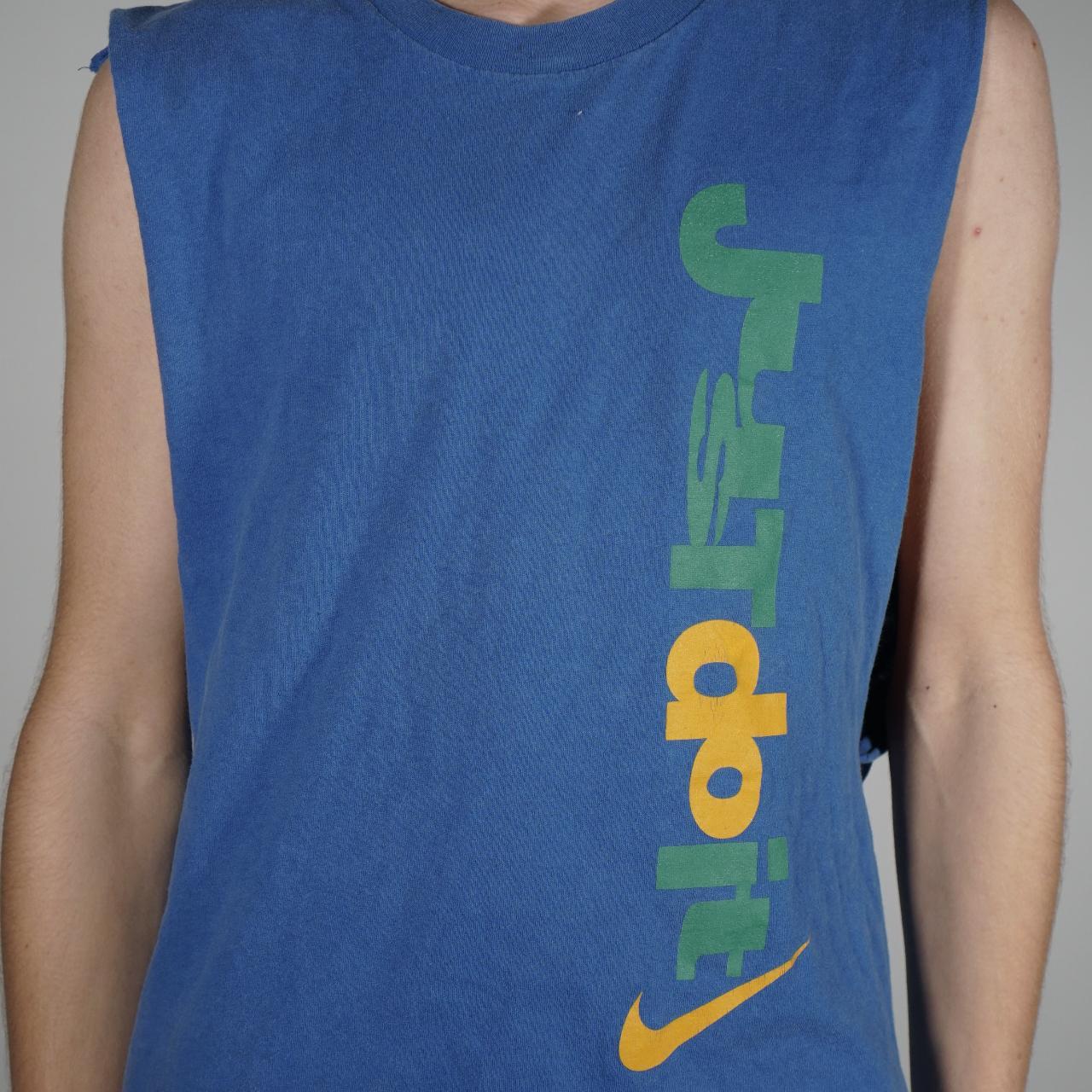Vintage Nike Tank Top Sleeves cut into tank... Depop