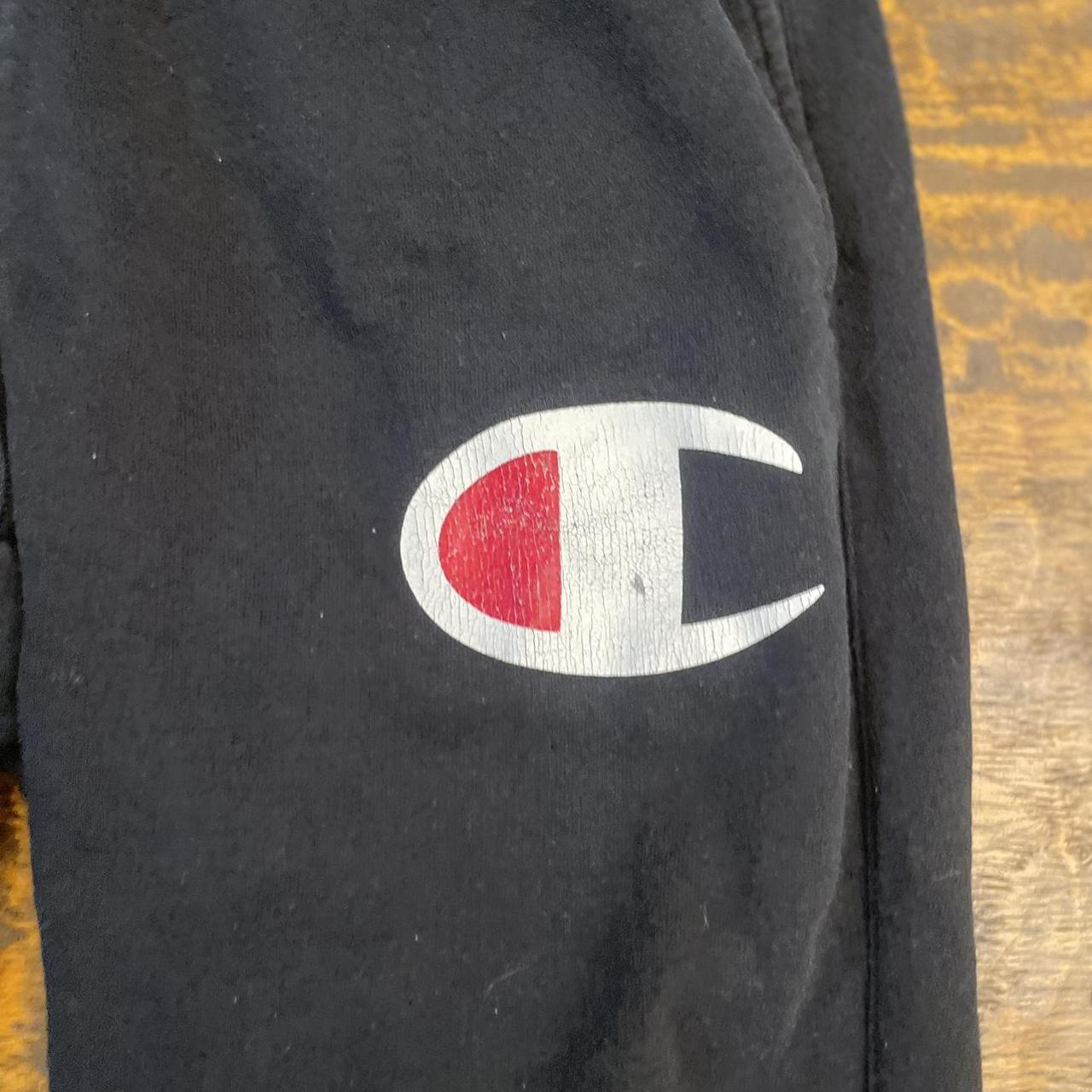 Black Champion Sweatpants Men’s Small Depop