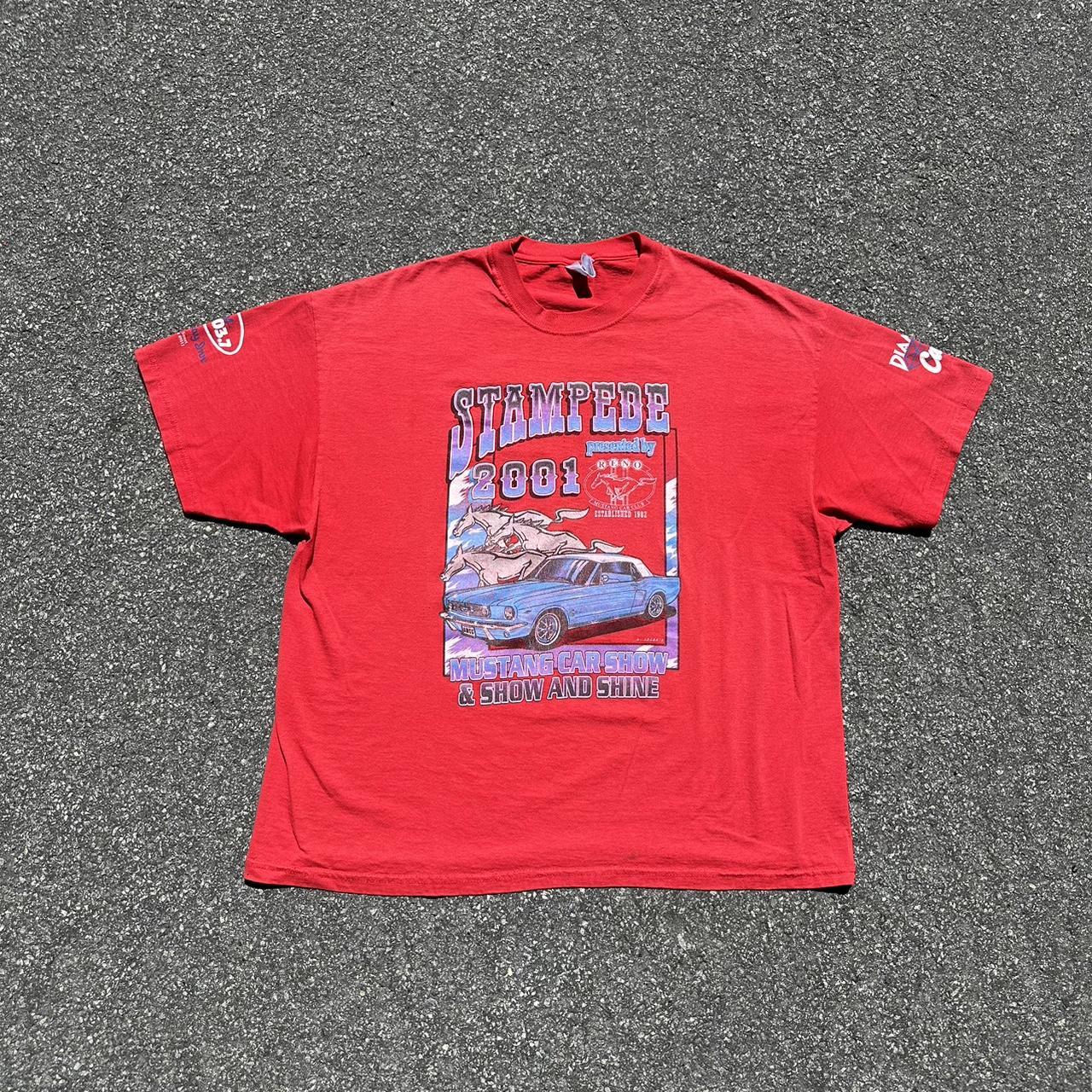 American Vintage Men's T-Shirt - Red - XXL