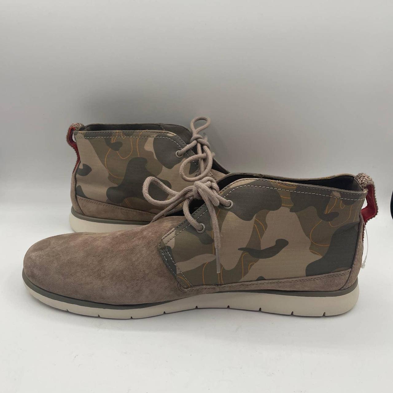 UGG Freamon Camo Chukka Shoes Boots Gray Suede... - Depop