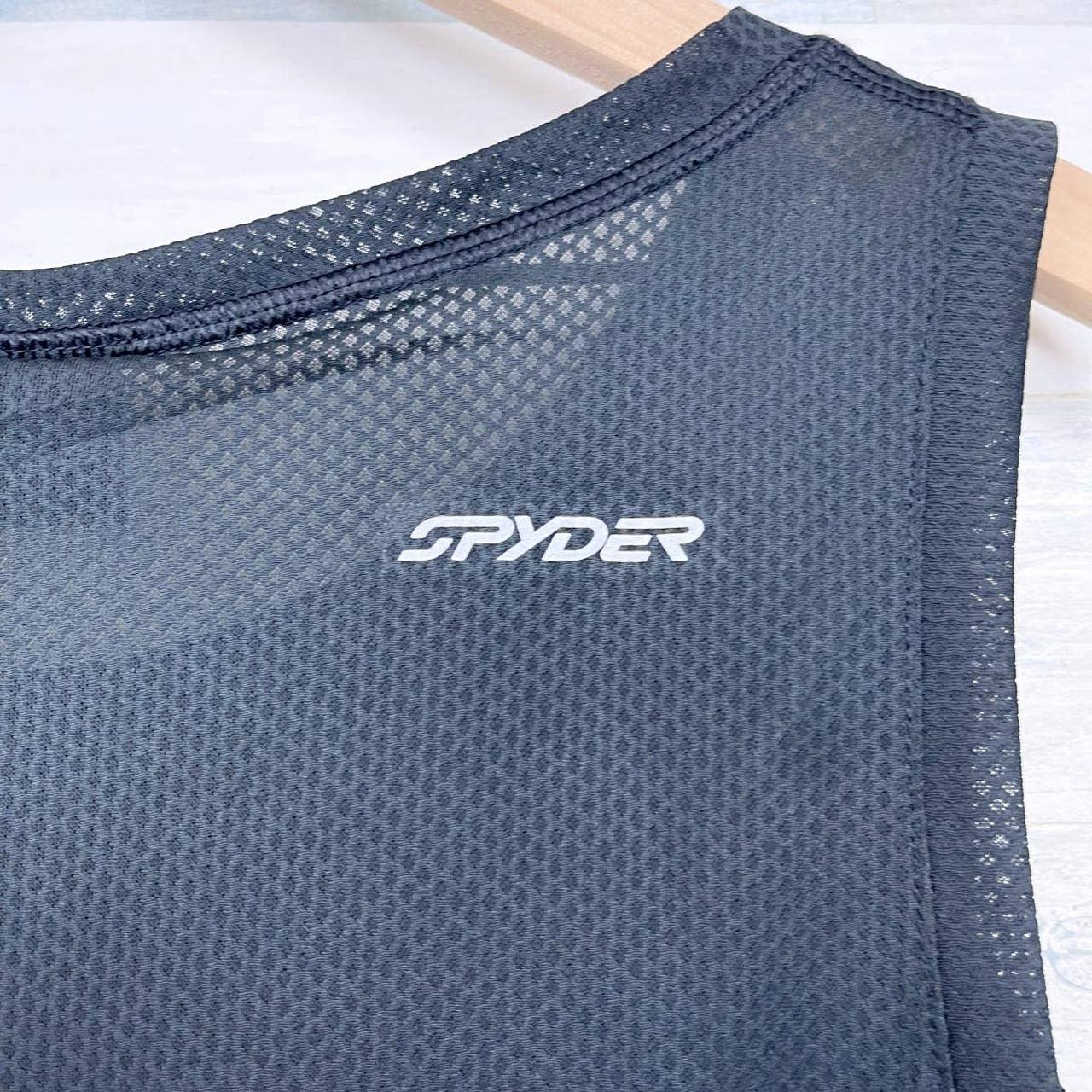 SPYDER Vista Tech Mesh T Shirt Color: Black - Depop