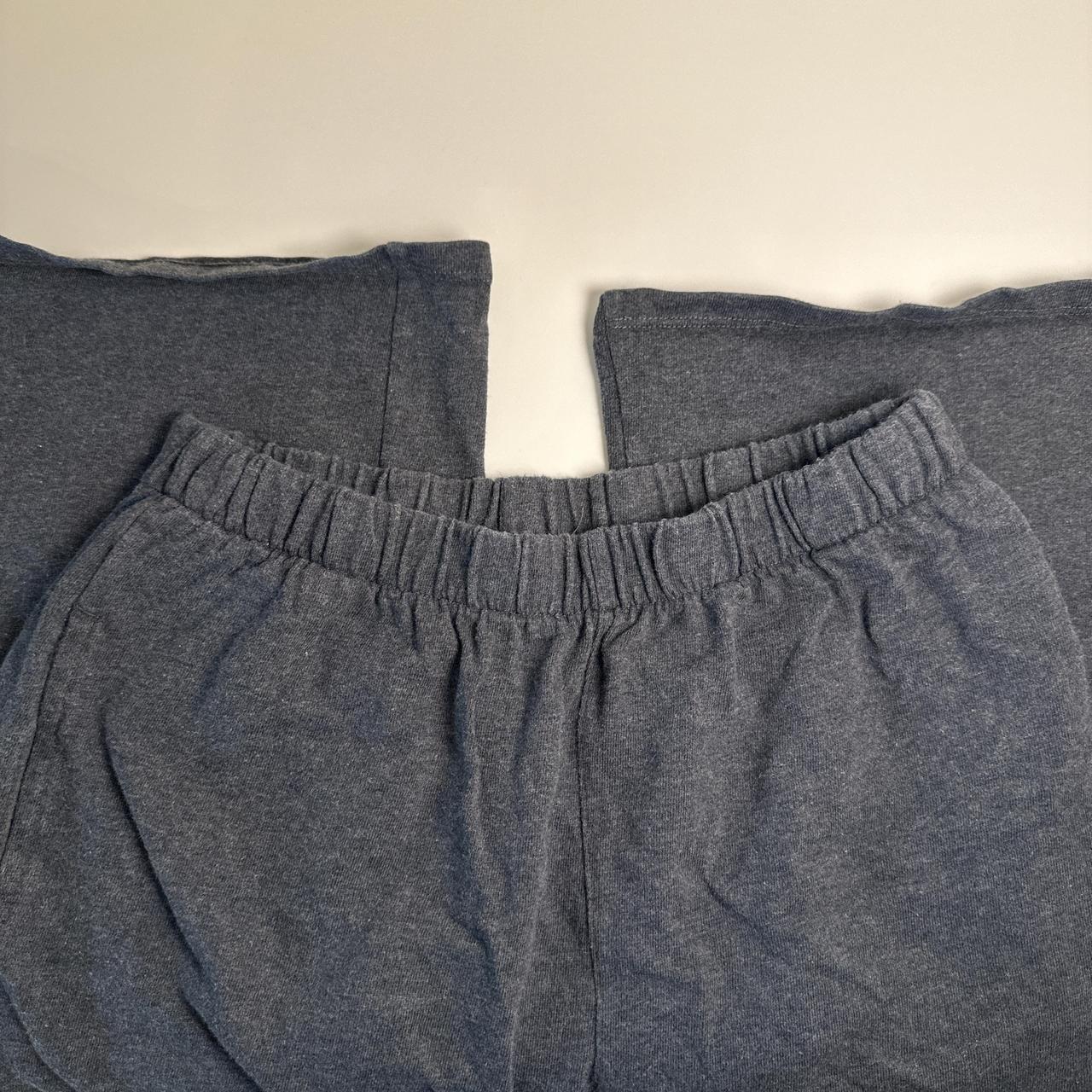 brandy melville grey anastasia wide leg sweatpants ,... Depop