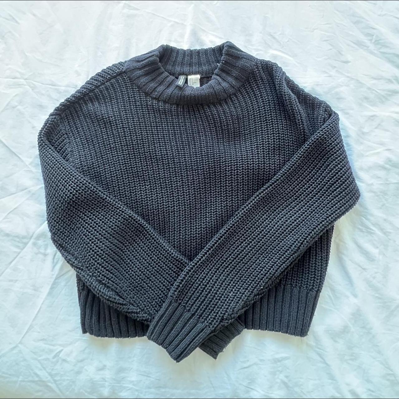 H&M Women's Black Jumper | Depop