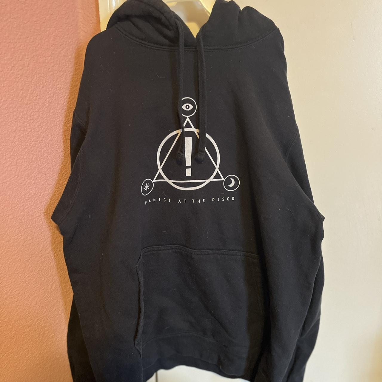 Panic at the hot sale disco logo hoodie