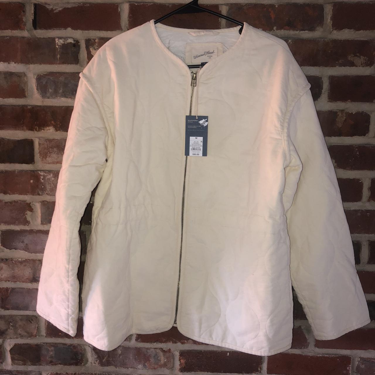 Universal Thread Women's White Jacket | Depop