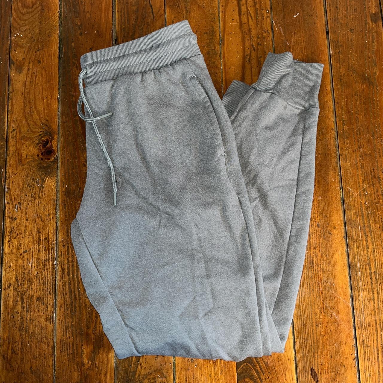 Men’s 90 degree grey joggers Like new, barely... - Depop