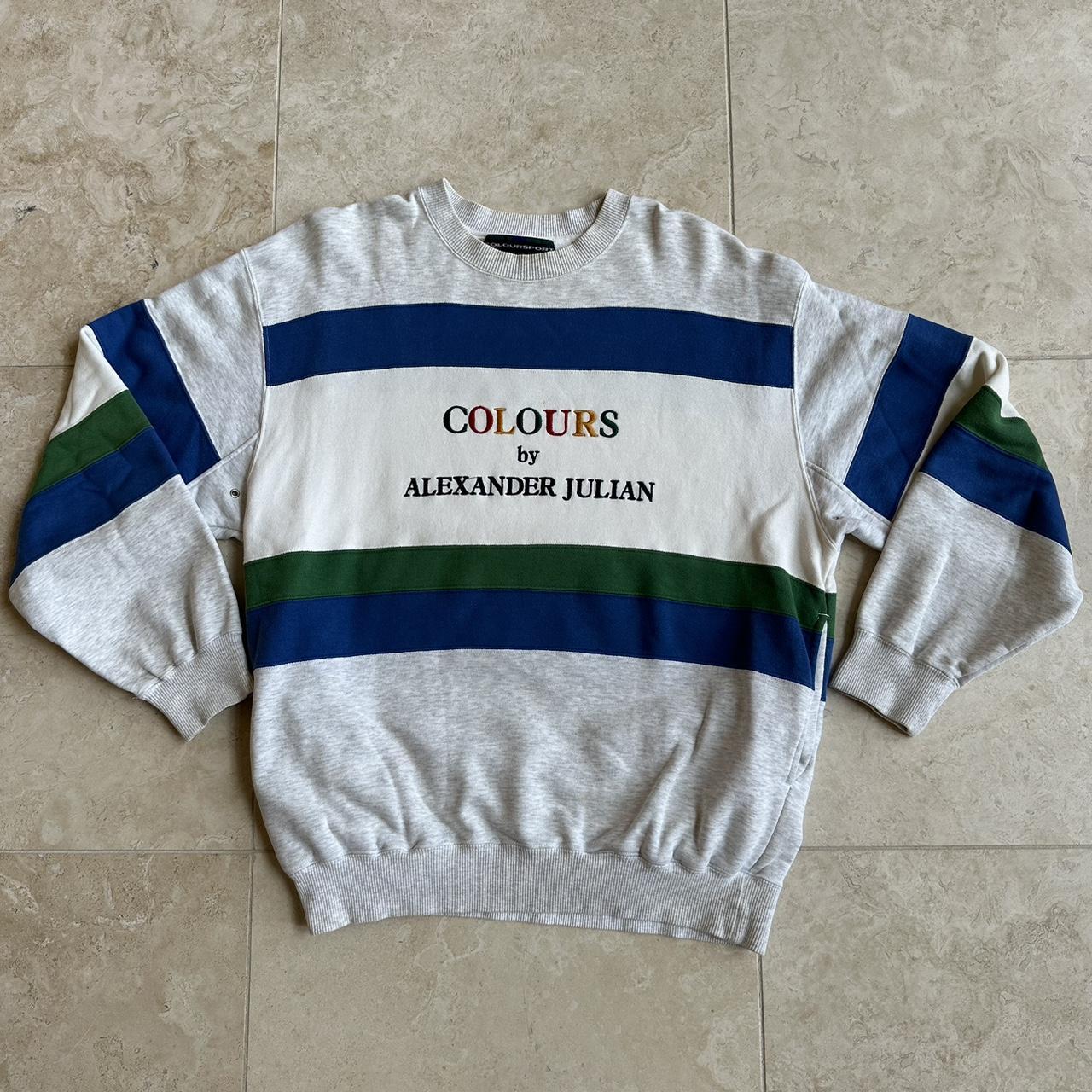 Vintage Colours by Alexander Julian Crewneck size... - Depop