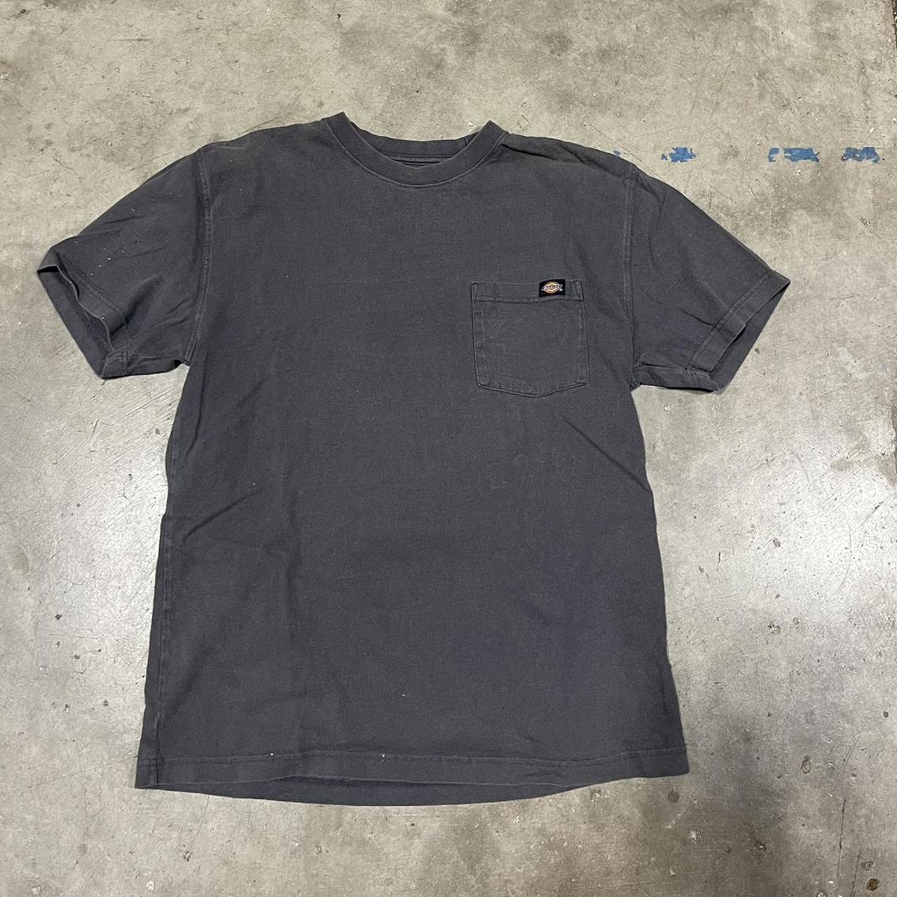 Grey Dickies pocket T Men’s Medium US SHIPPING... - Depop