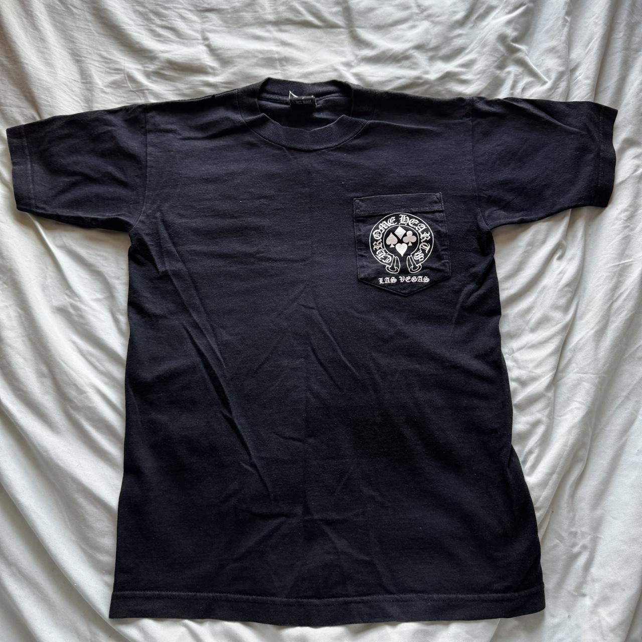 ★Chrome Hearts★ Las Vegas Exclusive Pocket Tee Black White Chrome Hearts Las Vegas Exclusive Pocket Tee. Chrome | Depop