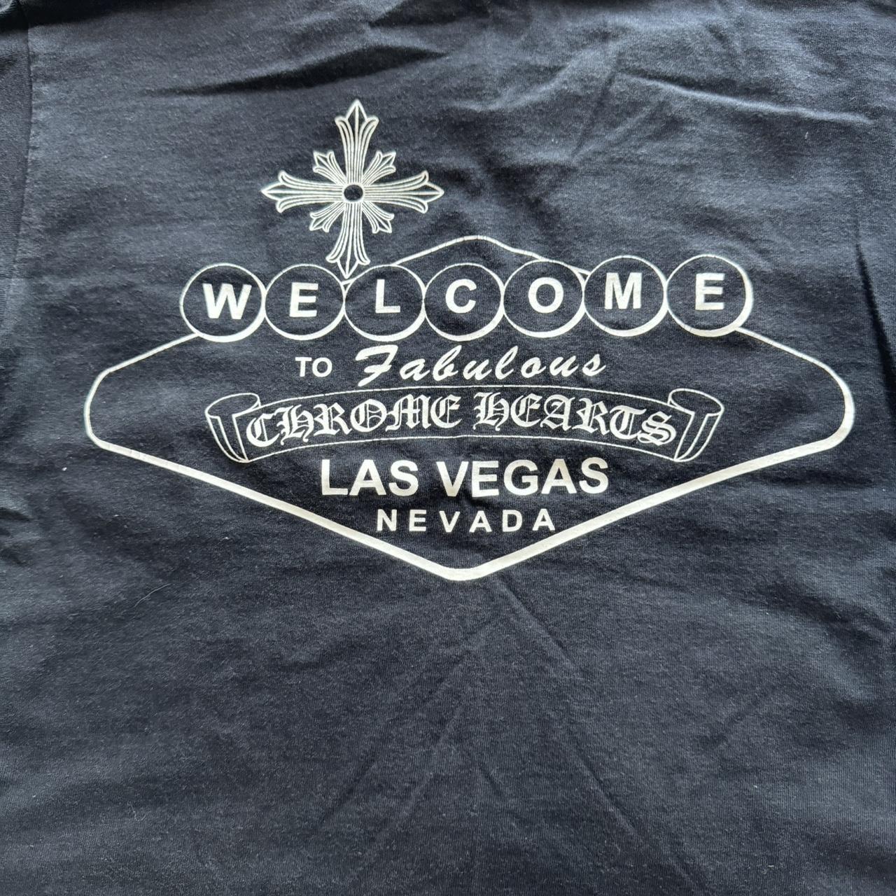 ★Chrome Hearts★ Las Vegas Exclusive Pocket Tee Black White Chrome Hearts Las Vegas Exclusive Pocket Tee Black Men's - US