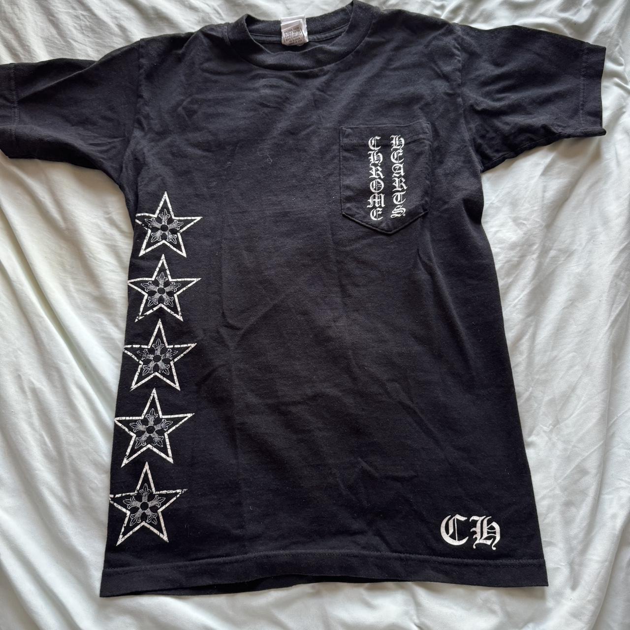 ★Chrome Hearts★ Las Vegas Exclusive Pocket Tee Black White Chrome Hearts Las Vegas Exclusive Pocket Tee. Chrome | Depop