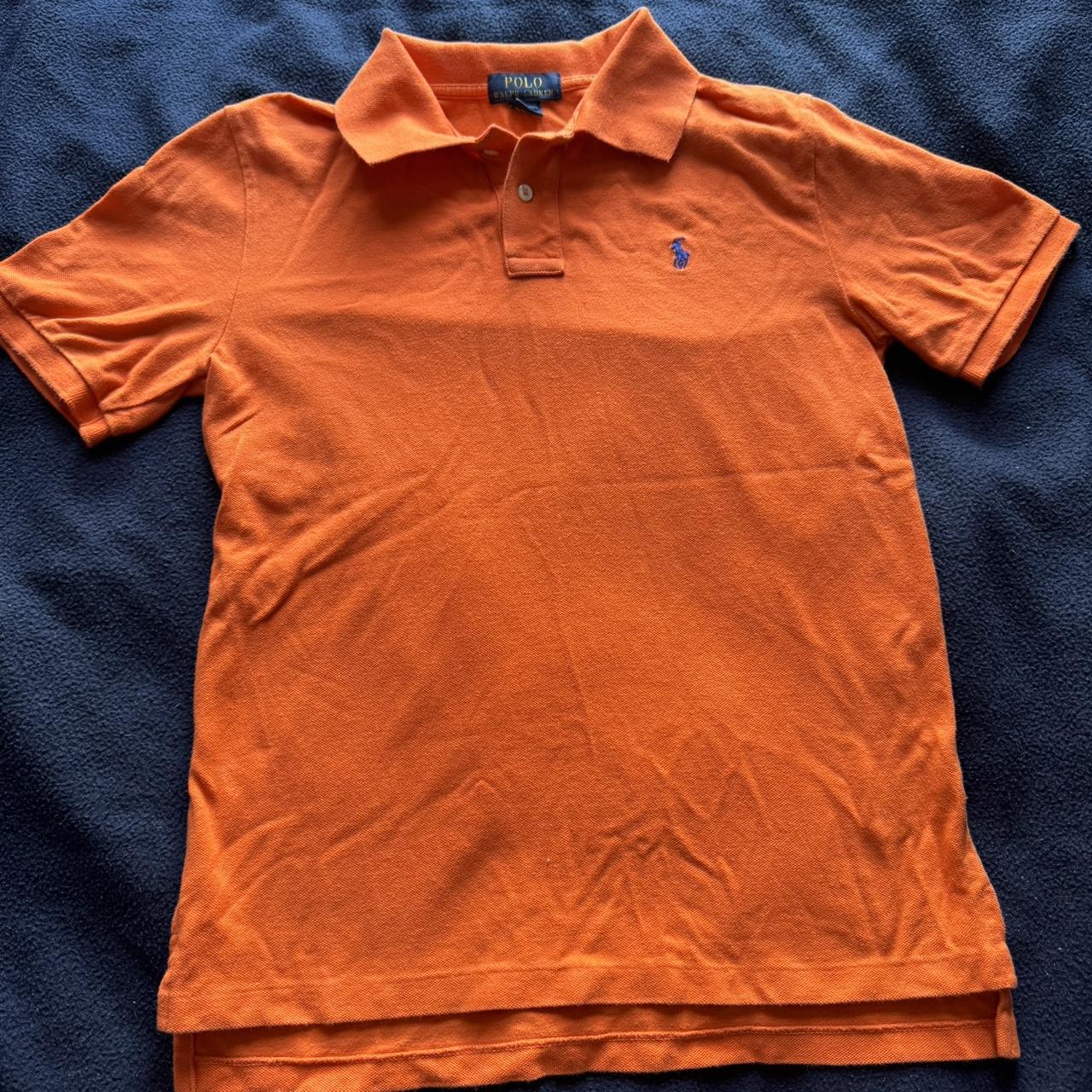 Basic Orange Polo Good for Everyday Wear Depop