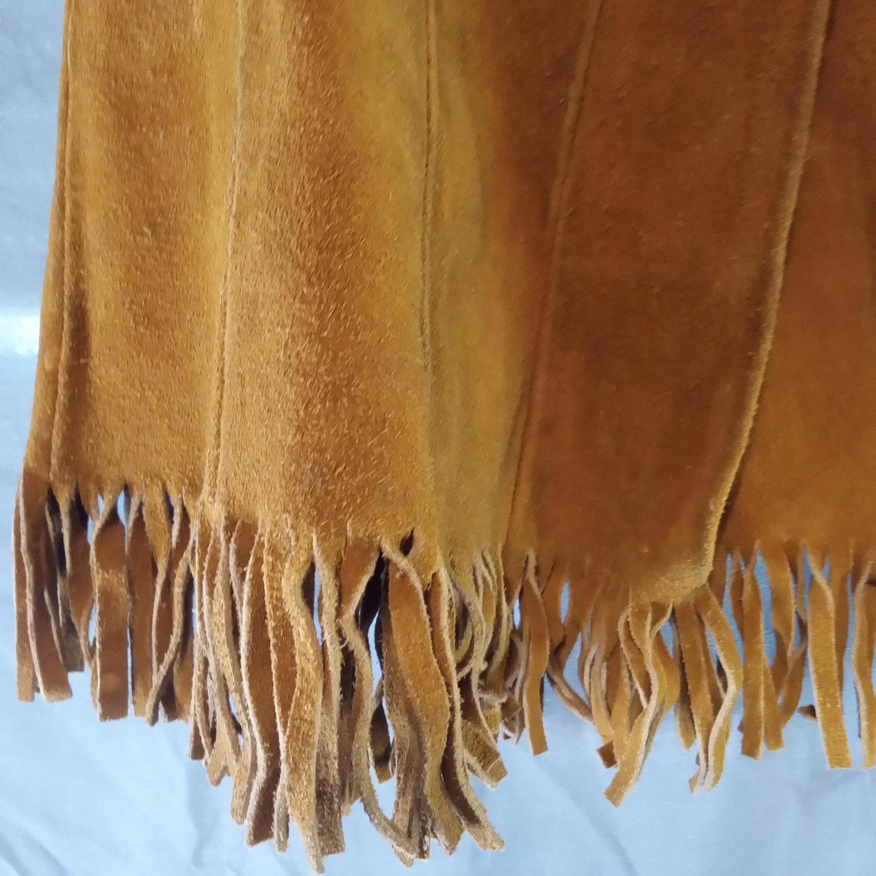 Source Unknown Women's Skirt - Tan - M – 1970 han… - image 3