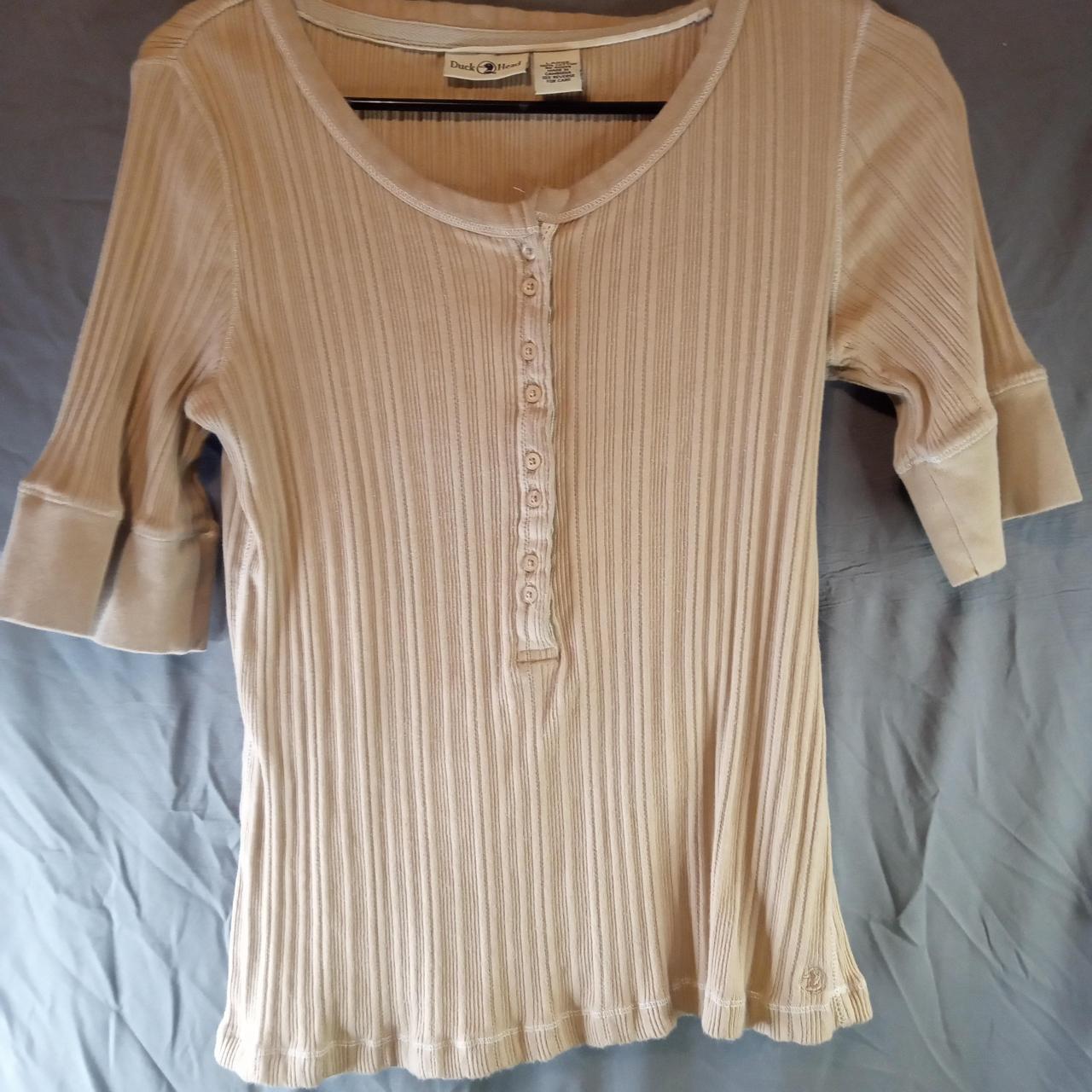 Source Unknown Women's Blouse - Cream - L – Cream… - image 1