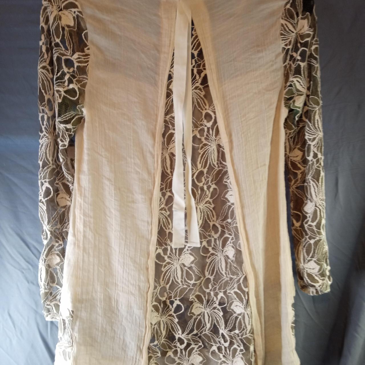 Source Unknown Women's Blouse - Cream - One size … - image 3