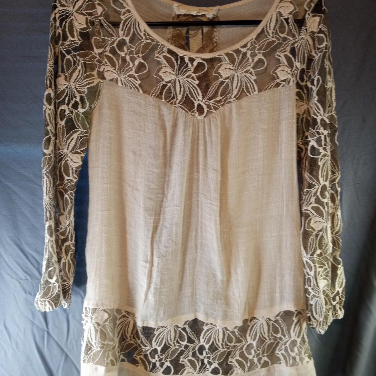Source Unknown Women's Blouse - Cream - One size … - image 1