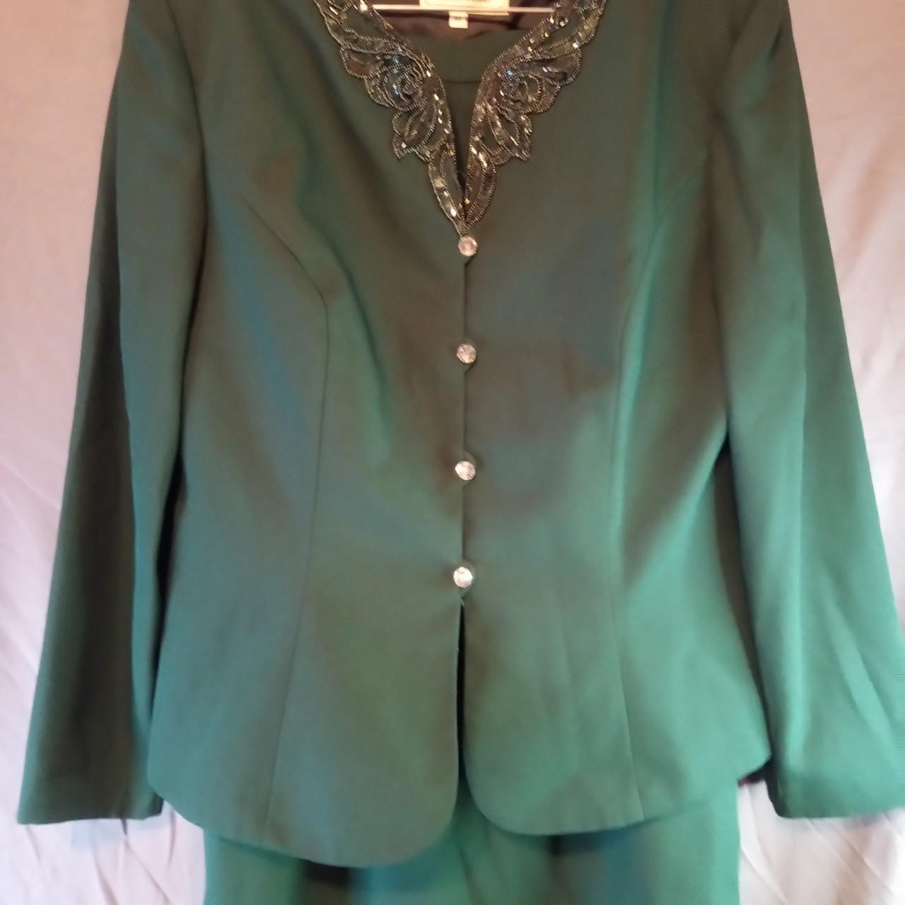 Source Unknown Women's Suit - Green/Multi - 10 – … - image 1