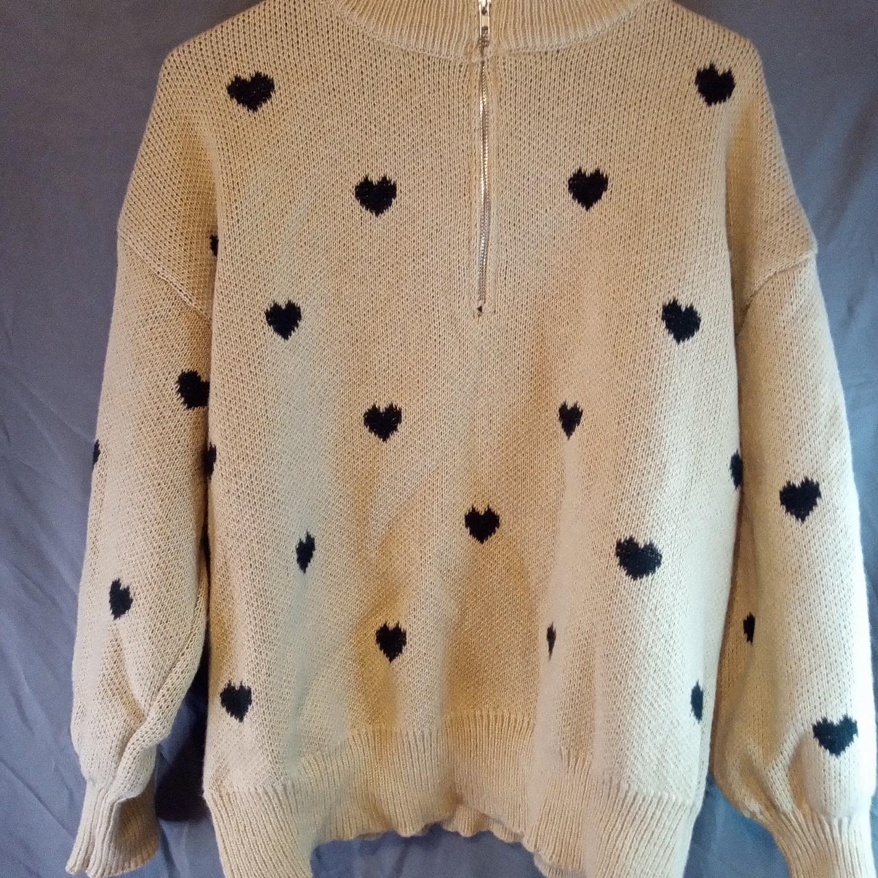 Source Unknown Women's Sweater - Multi/Cream - 0 … - image 1