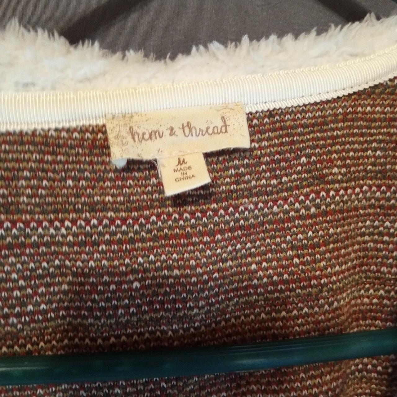 Source Unknown Women's Vest - White/Brown - M – H… - image 2