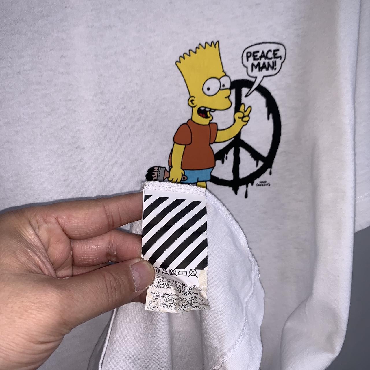 Bart simpson peace man shirt hotsell