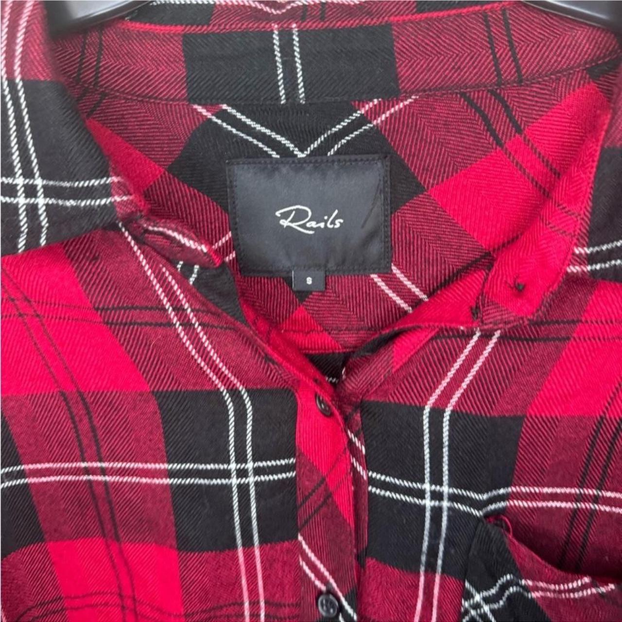 Rails Women's Shirt - Red - S – Rails Hunter Garn… - image 3