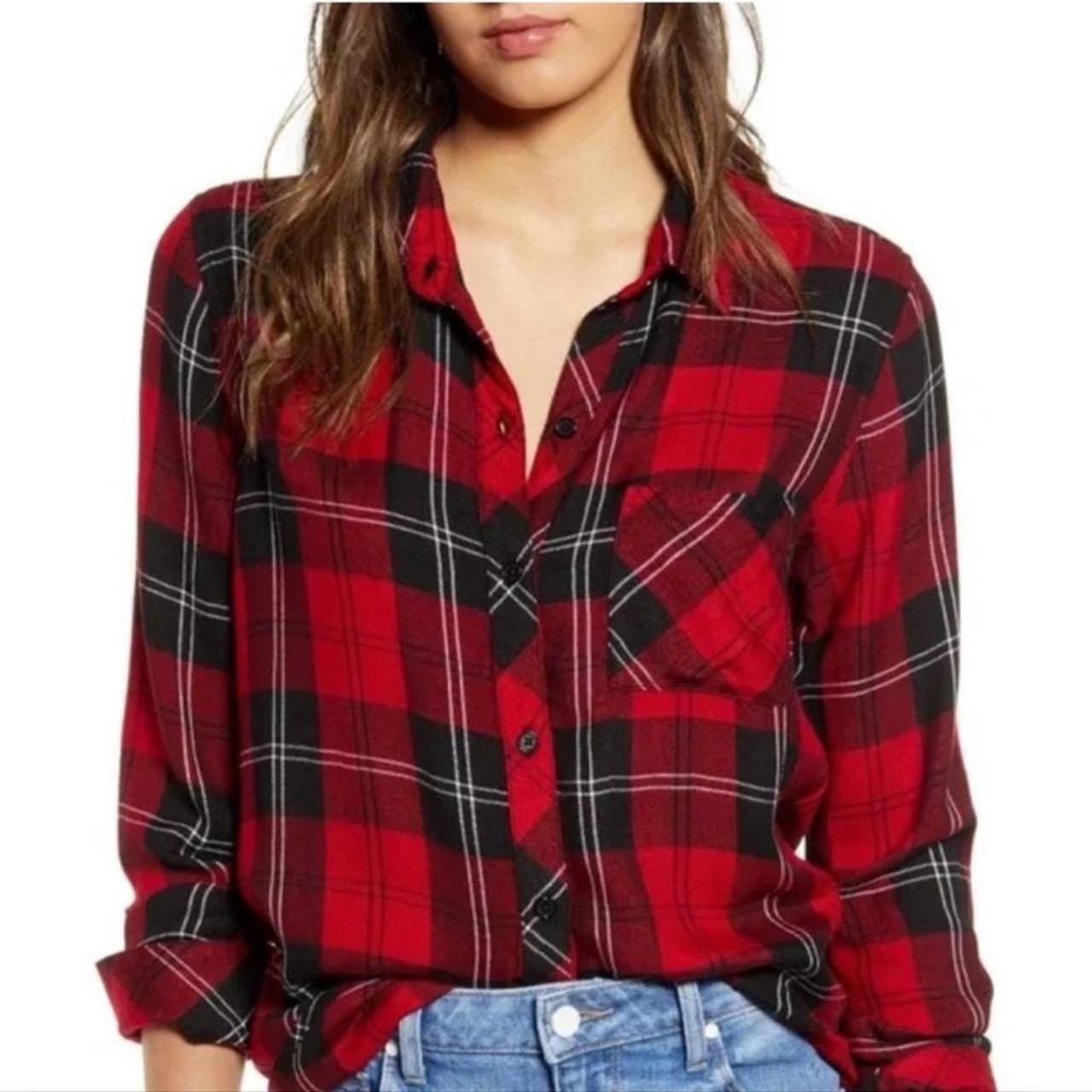Rails Women's Shirt - Red - S – Rails Hunter Garn… - image 1