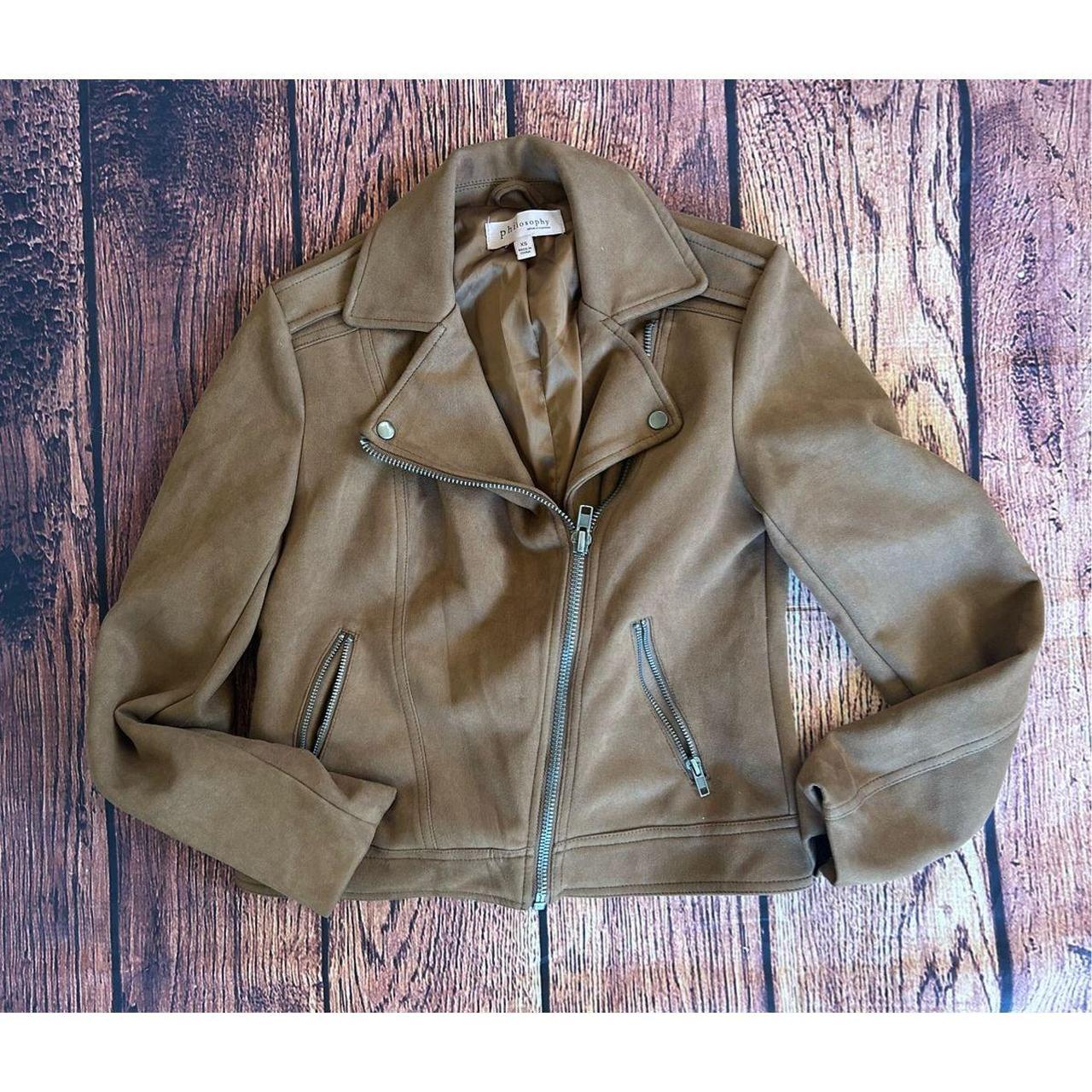 Philosophy suede jacket best sale