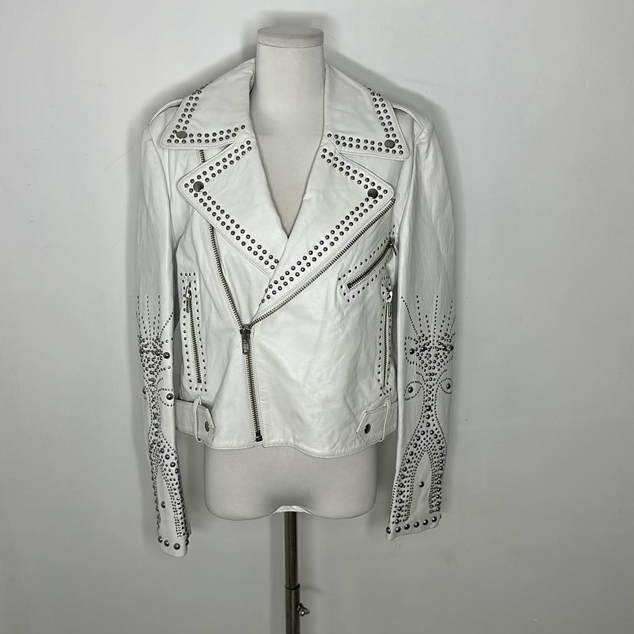 Belle Vere Studded Moto Leather store Jacket