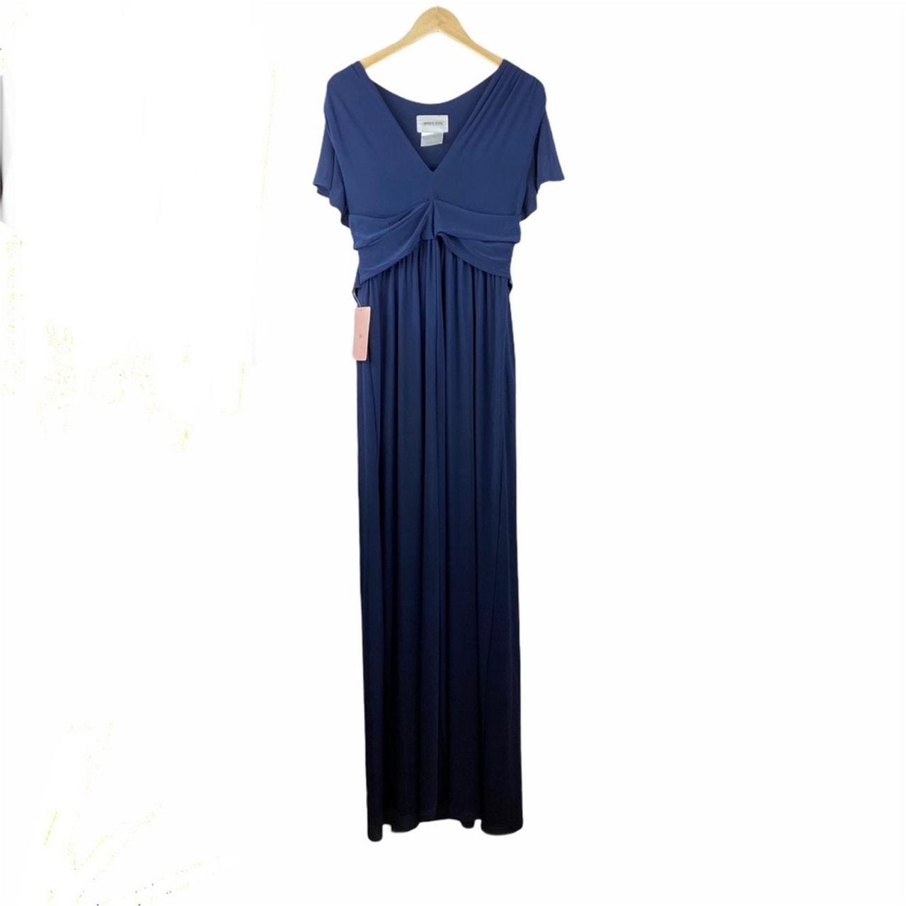 NEW BHLDN Mendoza Navy Slit Dress Plus Size