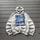 Camp men's white hoodie
