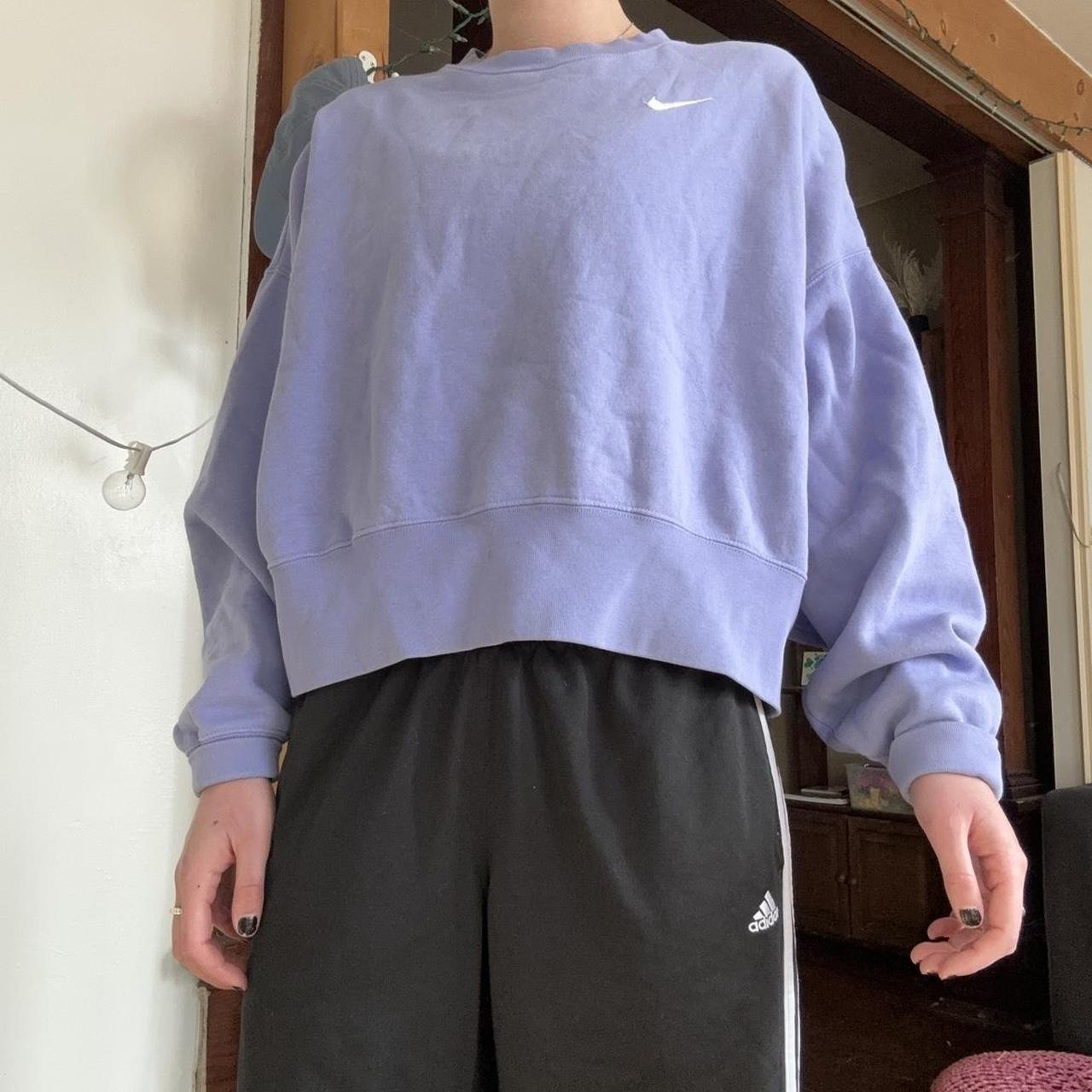 nike sweater lilac