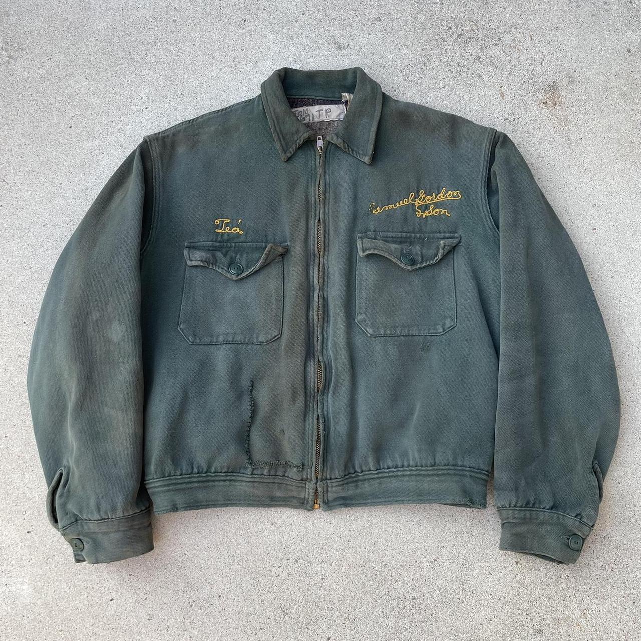 American Vintage Men's Jacket - Green - L