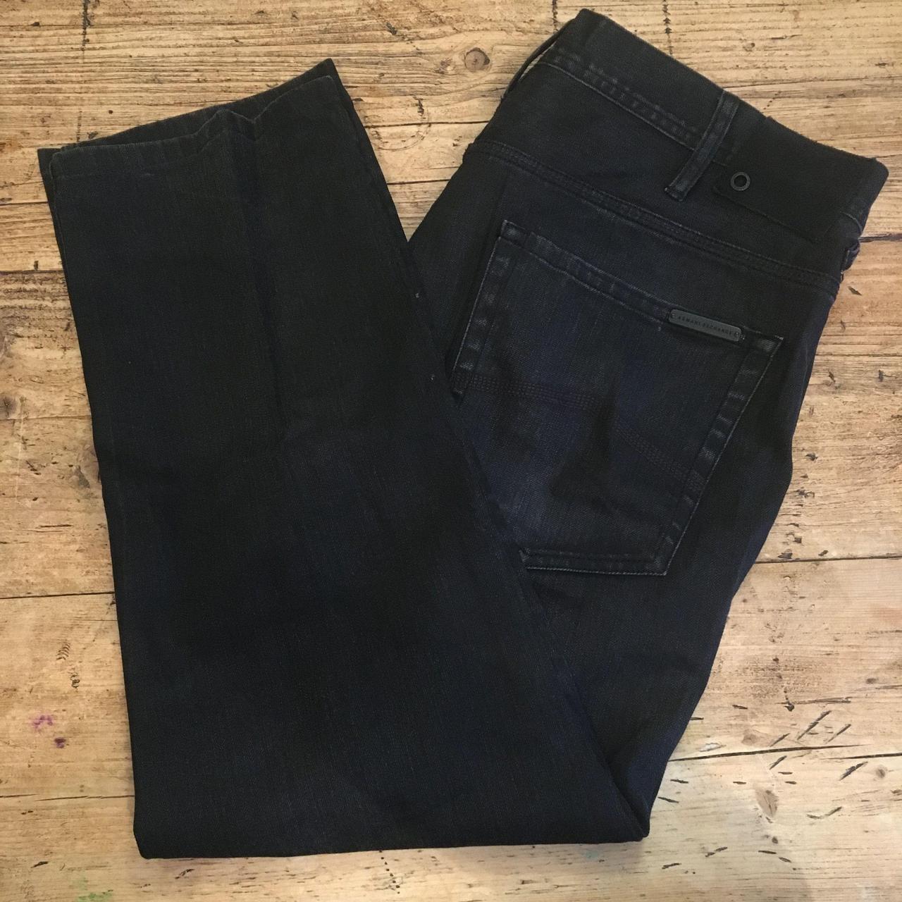 Armani Exchange AX Black jeans Men’s Reg W 38” L... - Depop