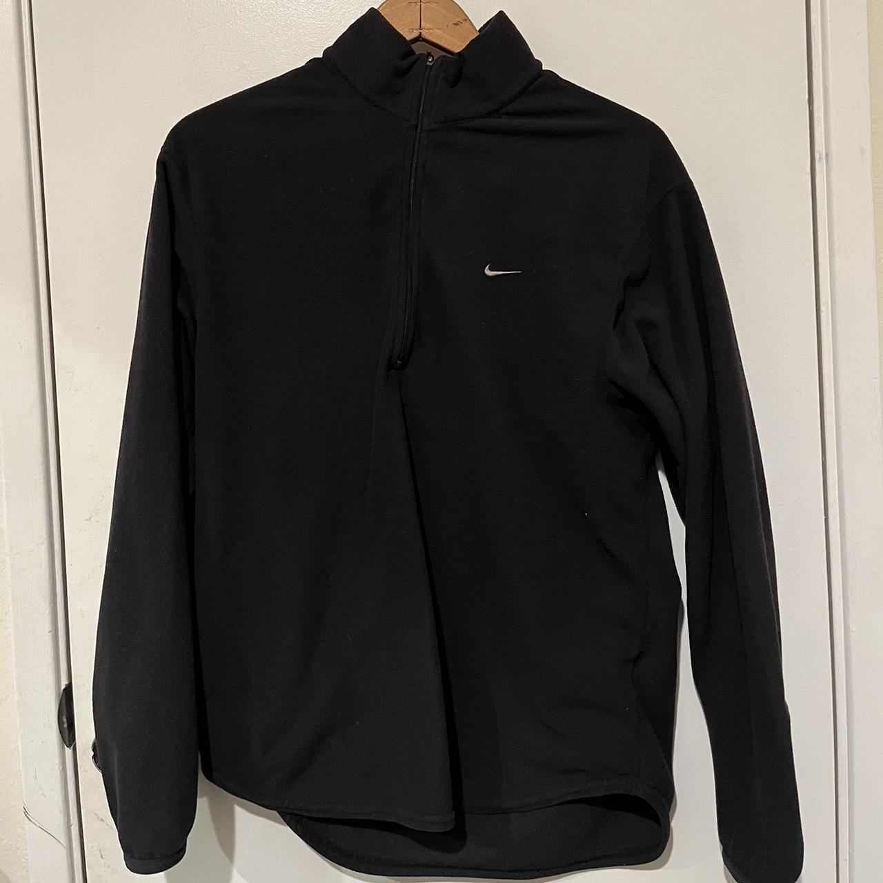 nike 3.0 half zip black