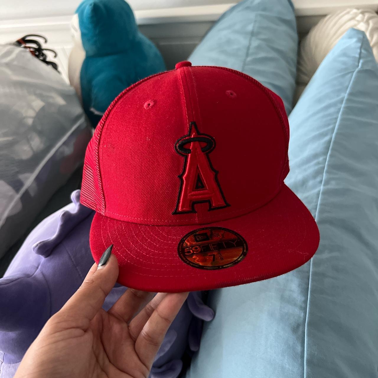 anaheim angels fitted hat 7 3/8