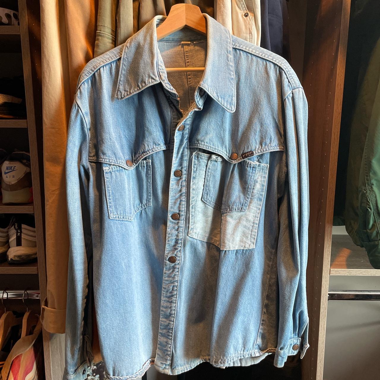 Vintage 1970's Lee Cooper denim over shirt Depop