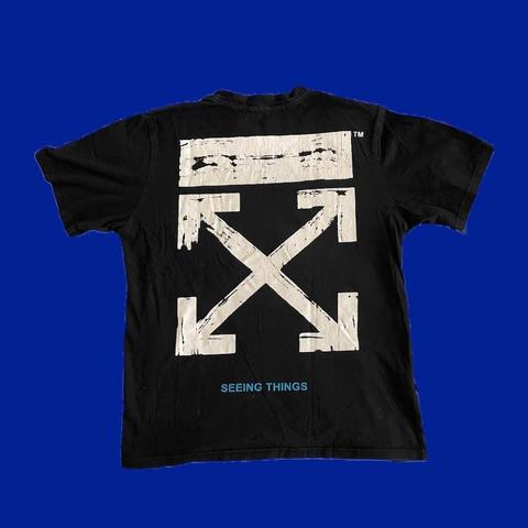 off white seeing things black tee