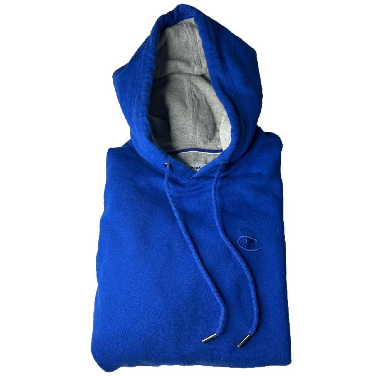 Champion royal blue discount hoodie