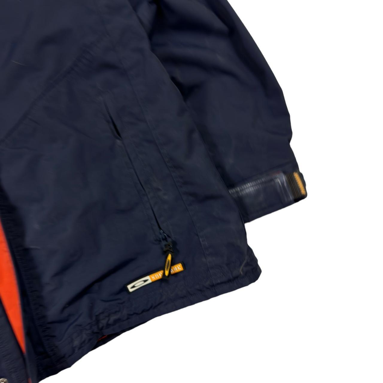 ジャケット・アウター 00s Oakley Software Pullover Jacket Navy Oakley Software Jacket Mens Hoodie Zip Up Gray Blue Spell
