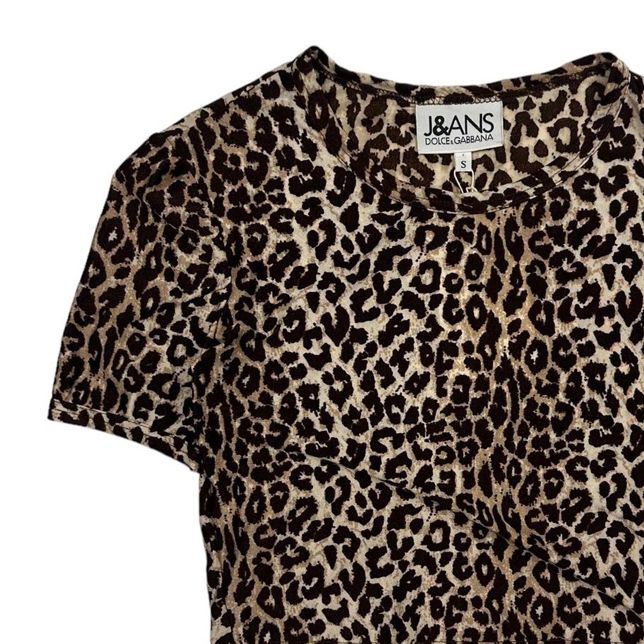 2000s Dolce and Gabbana D&G Leopard Print