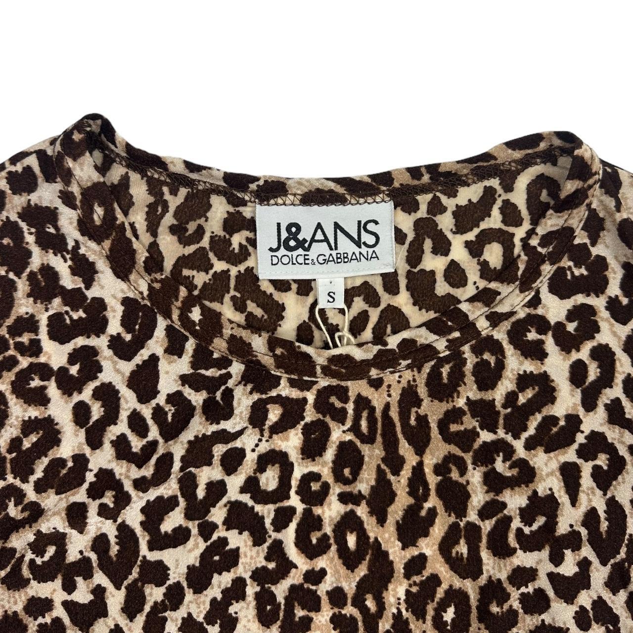 2000s Dolce and Gabbana D&G Leopard Print