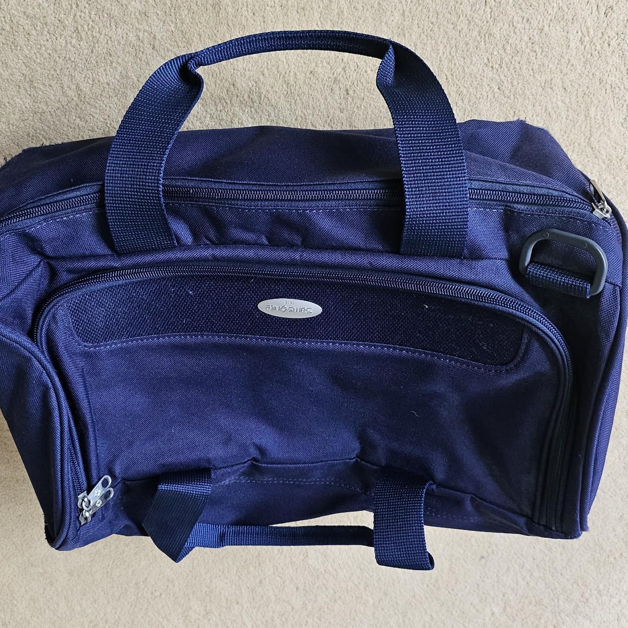 Samsonite Duffel Travel Bag Colour Navy 3 zip