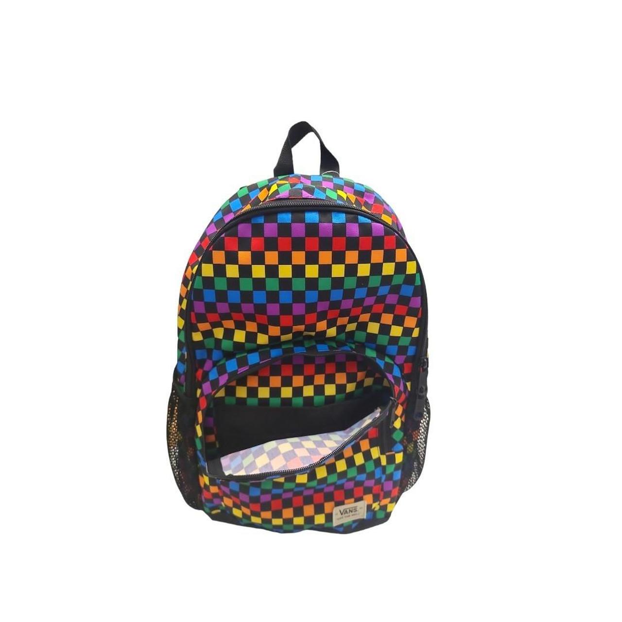 Multi coloured shop vans backpack