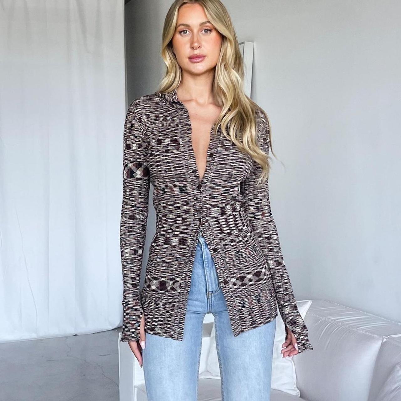 Daxon Womens Size 30 Cotton Blend Black Midweight Cardigan (Regular)