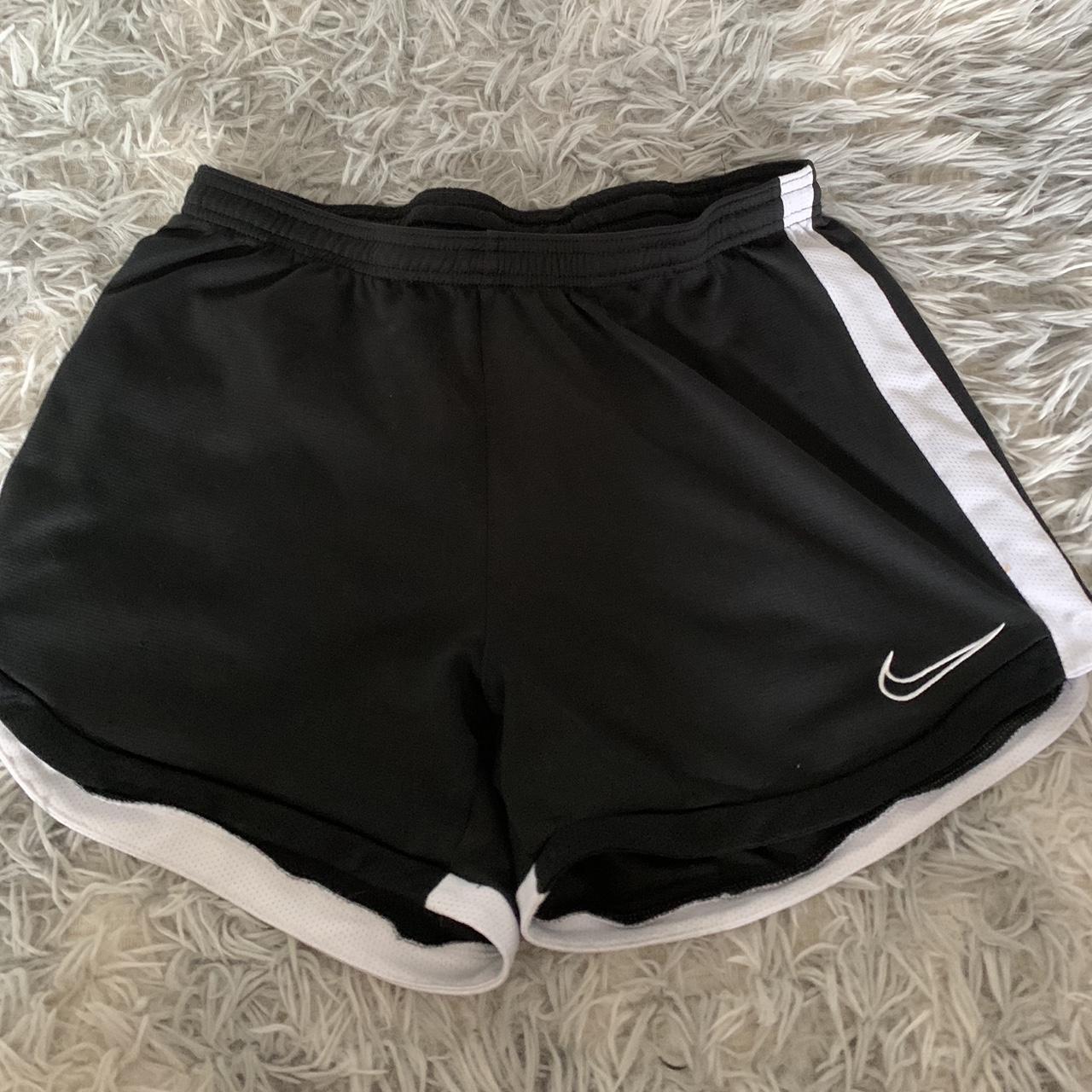 Nike Dri-Fit Black And White Shorts #Nike #Drifit... - Depop