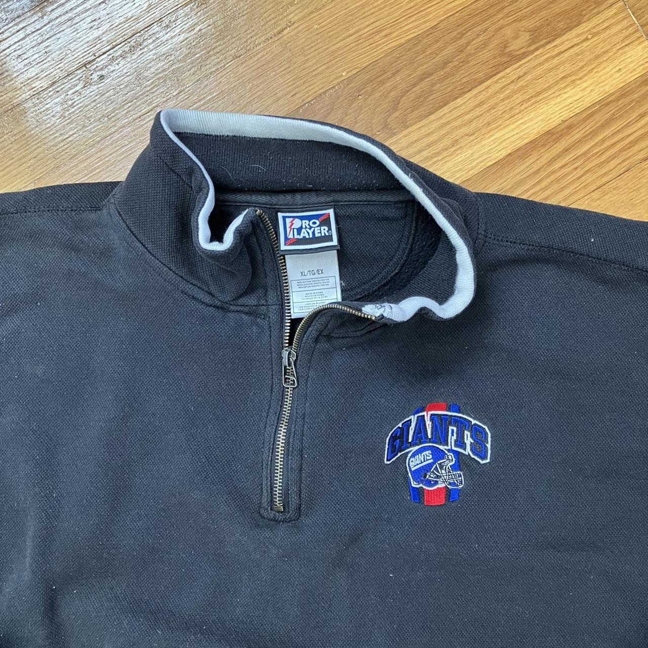 New York Giants Vintage Blue Hoodie Size XL -Any - Depop