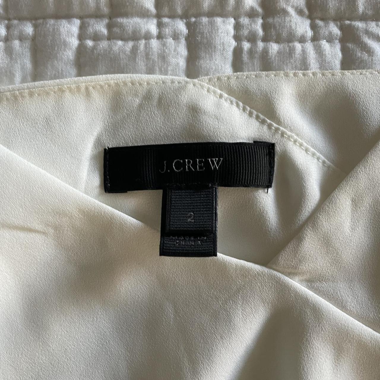 J.Crew Women's White Blouse (3)