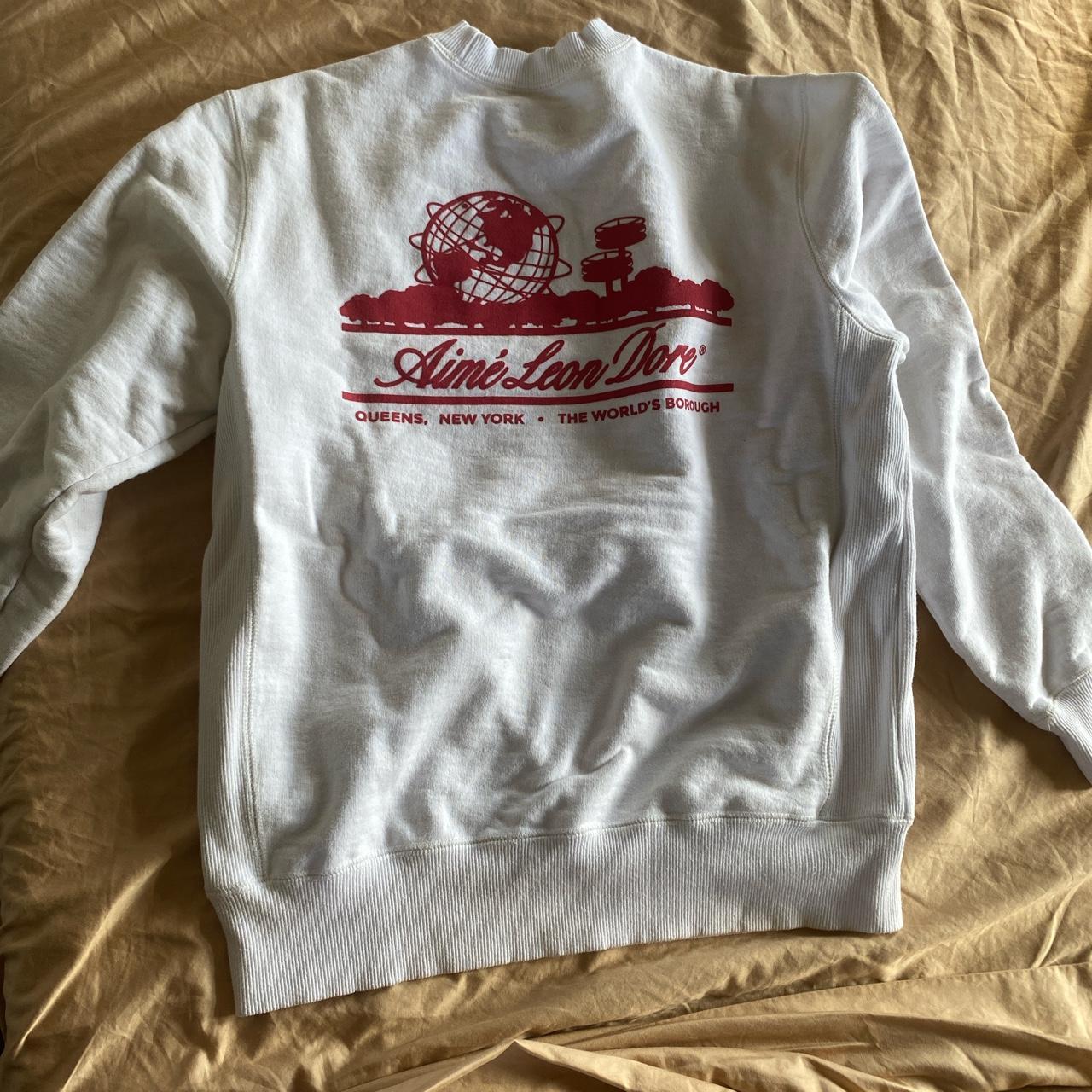 Aime Leon Dore sweatshirt World's Borough Hoodie Size M - Depop